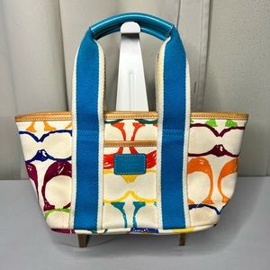 Vintage Coach Mini Hampton Tote